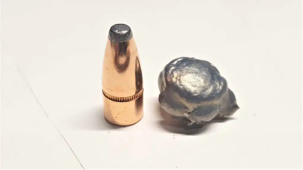 357 Maximum 180gr. Flat Nose Soft Point- Bullet Expansion