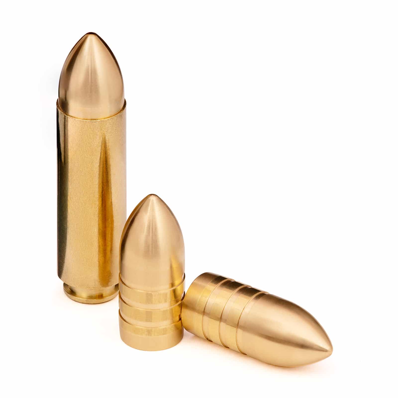 22 Magnum Empty Bullet Shell Casings, Brass or Nickel, Wet-Tumbled