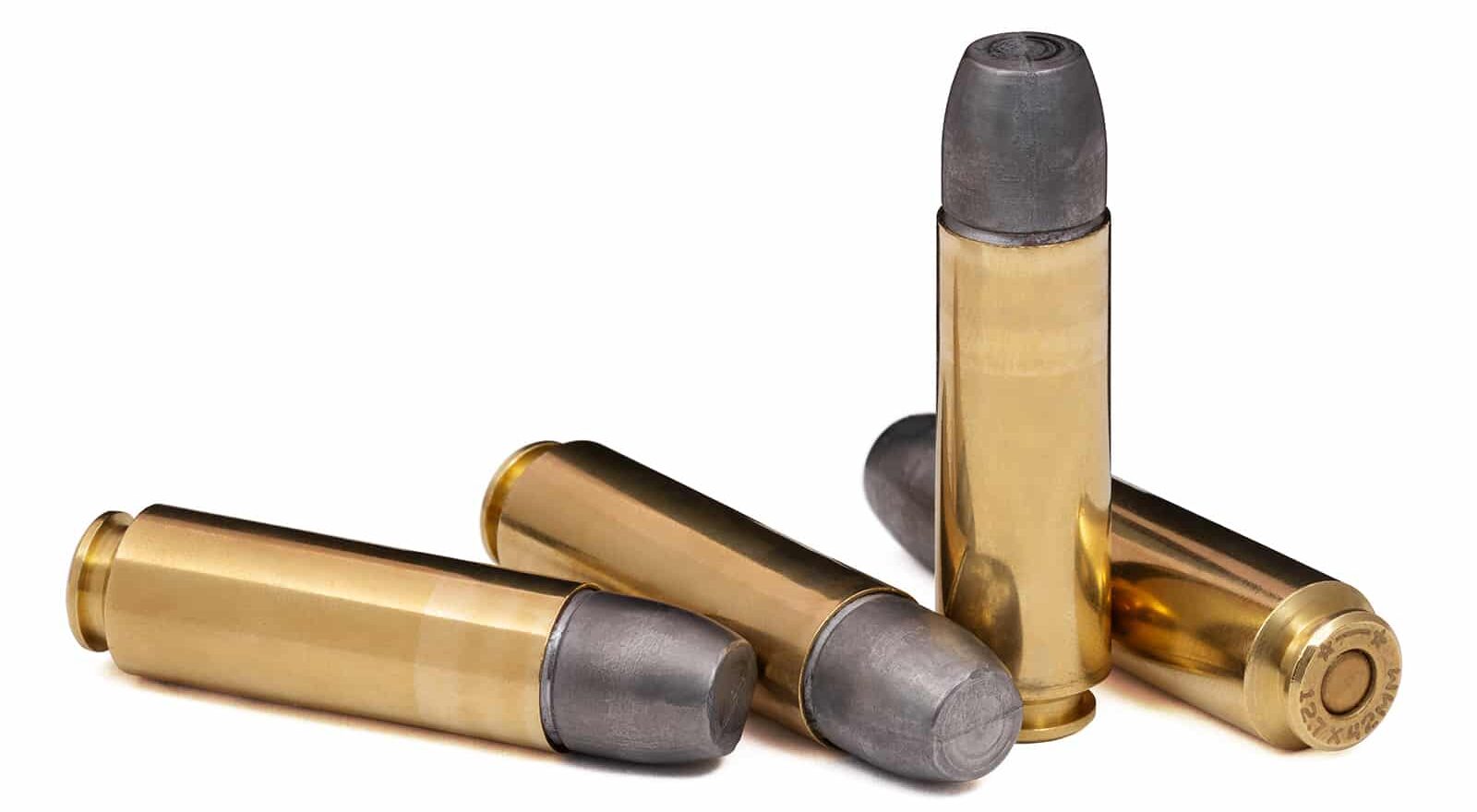 Steinel 127x42mm solid FP Close-up of 600gr hard cast 12.7x42mm ammo for 50 BEOWULF uppers, built for serious power and reliable cycling