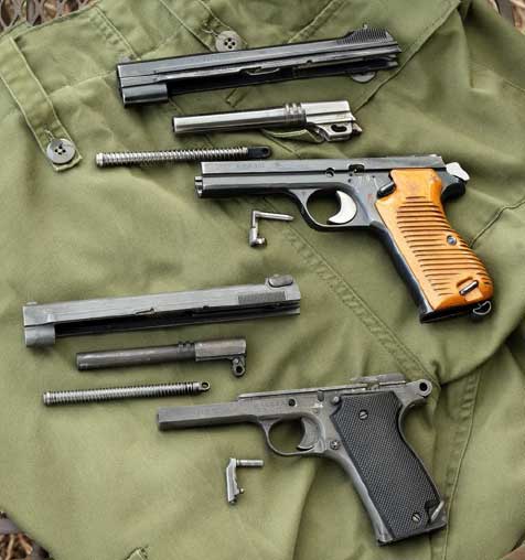 Sig P210 and SACM 1935A
