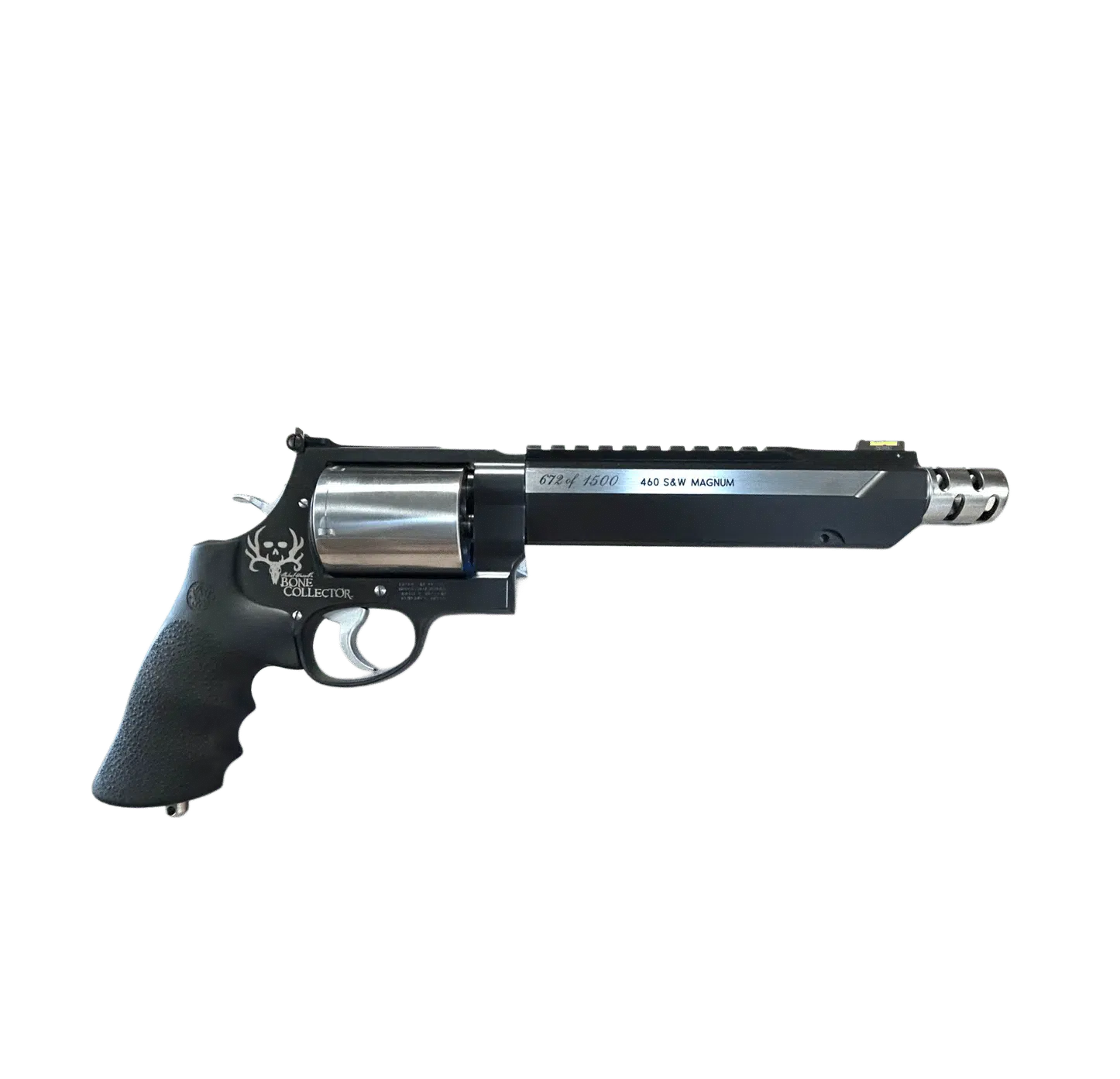 Smith & Wesson X-Frame 7.5-inch Bone Collector revolver used in .460 S&W Magnum ammunition testing