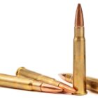 Four rounds of Steinel 303 British 174gr FMJ
