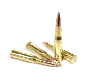 Four rounds of Steinel 7.62X54R ammo for your Mosin Nagant