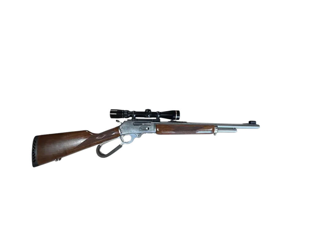 A Marlin 1895 Guide Gun used by Steinel Ammunition to test level 2 loads for modern actions