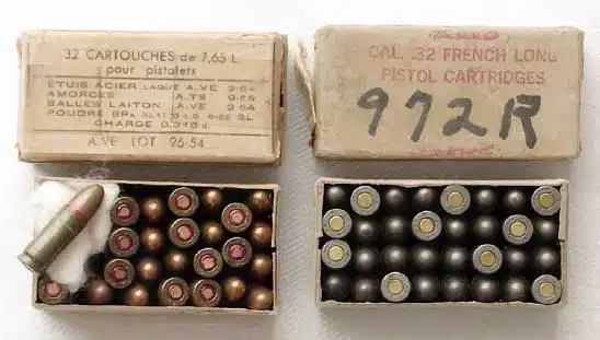 .32 French long pistol Cartridges