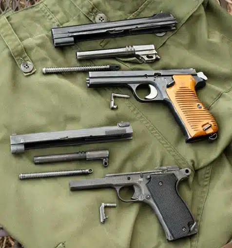 Sig P210 and SACM 1935A