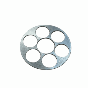 Steinel Webley cylinder shim arranged on a white background, showing spacer designed for vintage Webley revolver cylinders that have been shaved