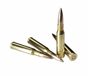 Four rounds of 6.5x50mmSR Japanese Arisaka 123gr BTHP ammo.