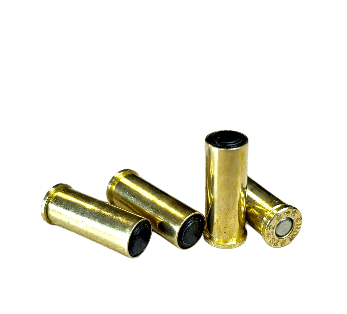 steinel_32_sw_long_100gr_wadcutter Four rounds of 32 S&W Long 100gr coated target wadcutter ammo, precision revolver cartridges designed for clean holes and superior accuracy