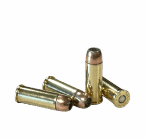 Four rounds of Steinel 44 Special with 200gr Gold Dot Hollow Points for self defense - great for snub nose revolvers.