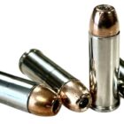 Four rounds of 45 Colt +P 240gr XTP Mag thick jacket hunting ammo from Steinel.