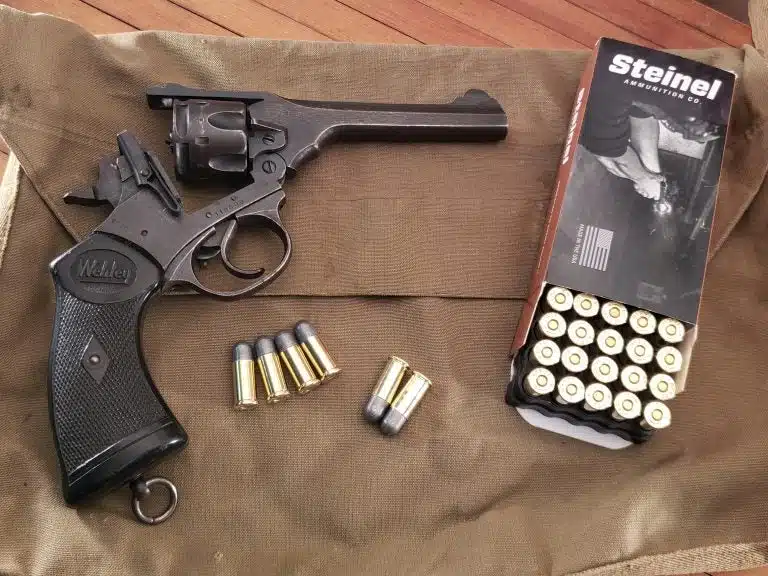 Shooting WWII-Era Webley Revolvers Safely Today