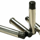 Four rounds of Steinel 777 Lucky Ram 45-70 subsonic rounds with nickel-plated brass.