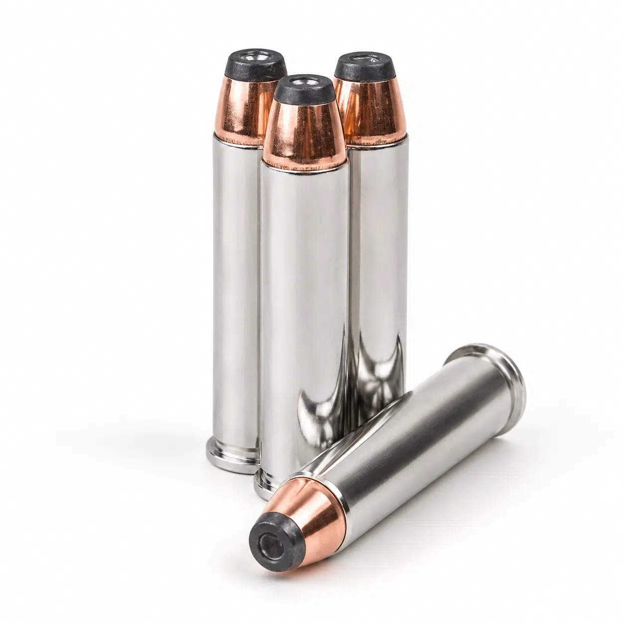 45-70 Government 300gr. (Brass & Nickel Cases) Hornady JHP (High Power)-Nickel Case
