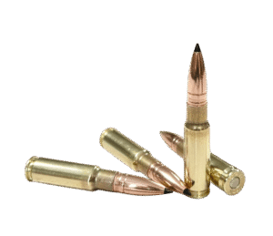 4 rounds of Steinel 210gr Supersonic 8.6 Blackout ammo loaded with Maker SCHPs