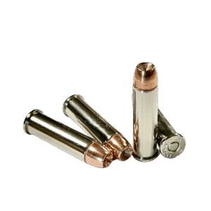 Four boxes 357 Magnum 158 grain Gold Dot Hollow Points in nickel cases from Steinel Ammo.