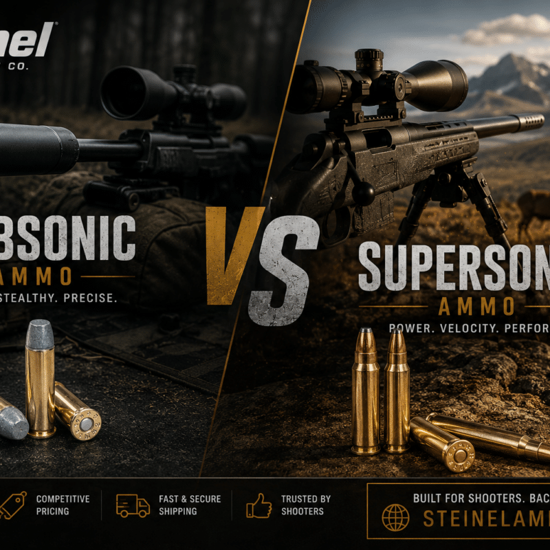 Steinel Ammo - Subsonic vs Supersonic Ammo