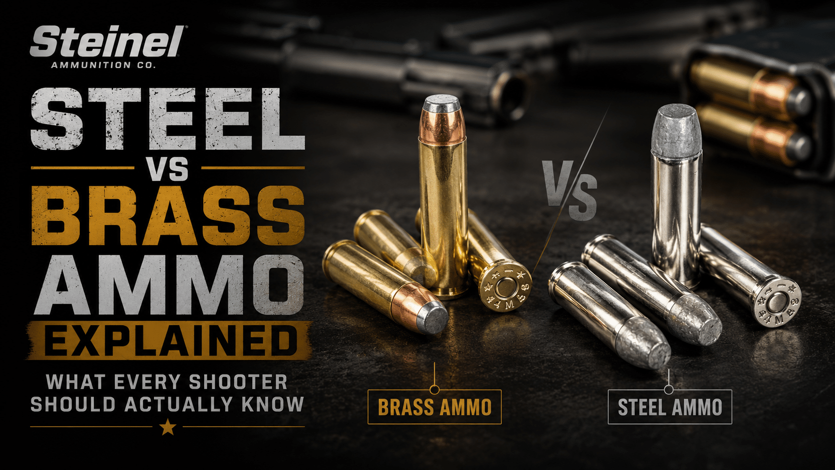 Steel vs Brass Ammo Explained: What Every Shooter Should Actually Know