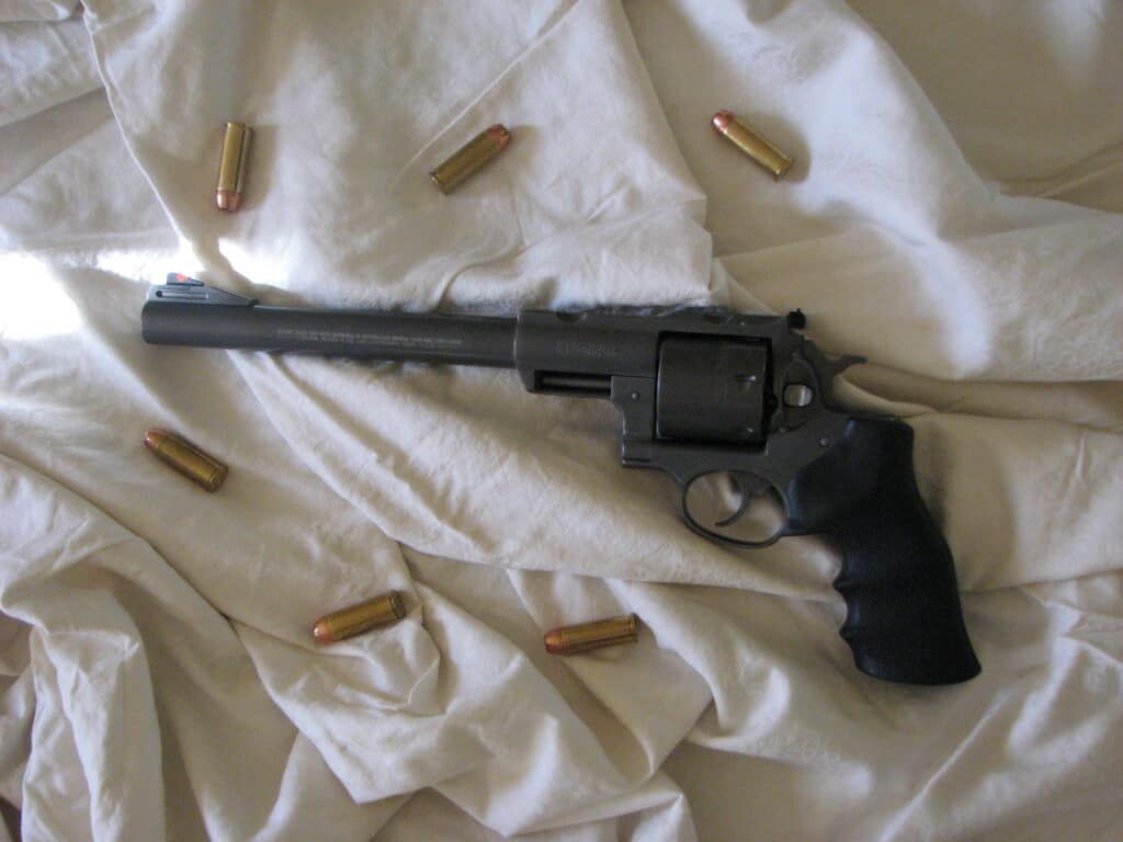 Super Redhawk with .480 Ruger rounds