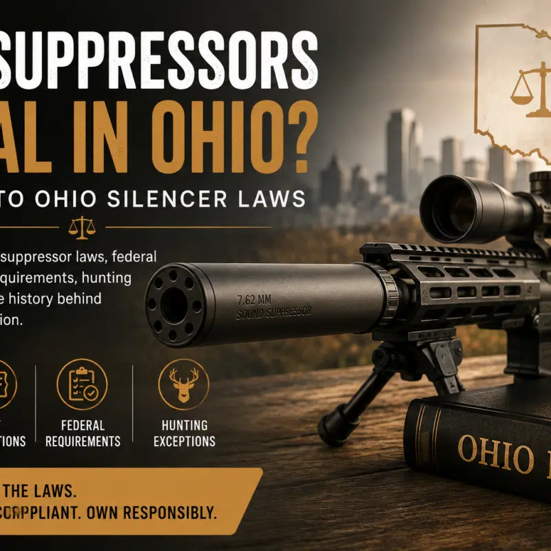 Are Suppressors Legal in Ohio? A Guide to Ohio Silencer Laws