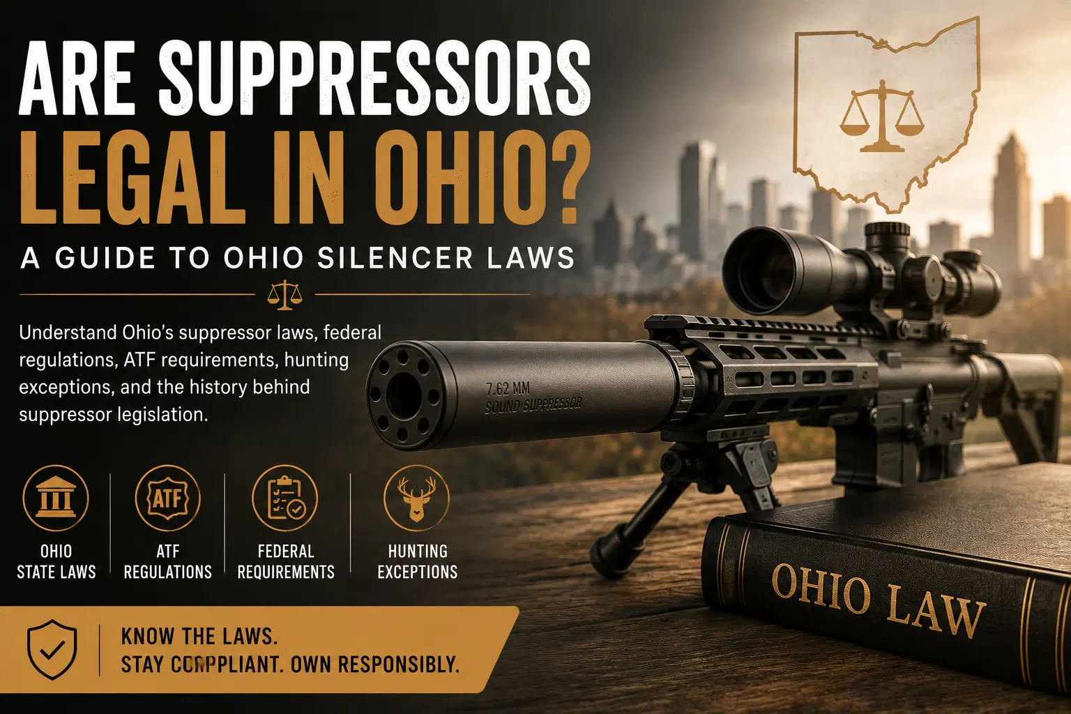 Are Suppressors Legal in Ohio? A Guide to Ohio Silencer Laws