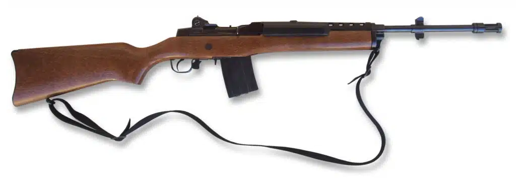 The Mini-14 Government Barrel with sling